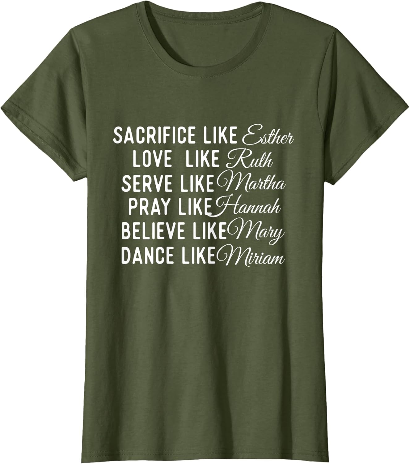 Sacrifice Like Esther Love Like Ruth - Christian Faith Jesus