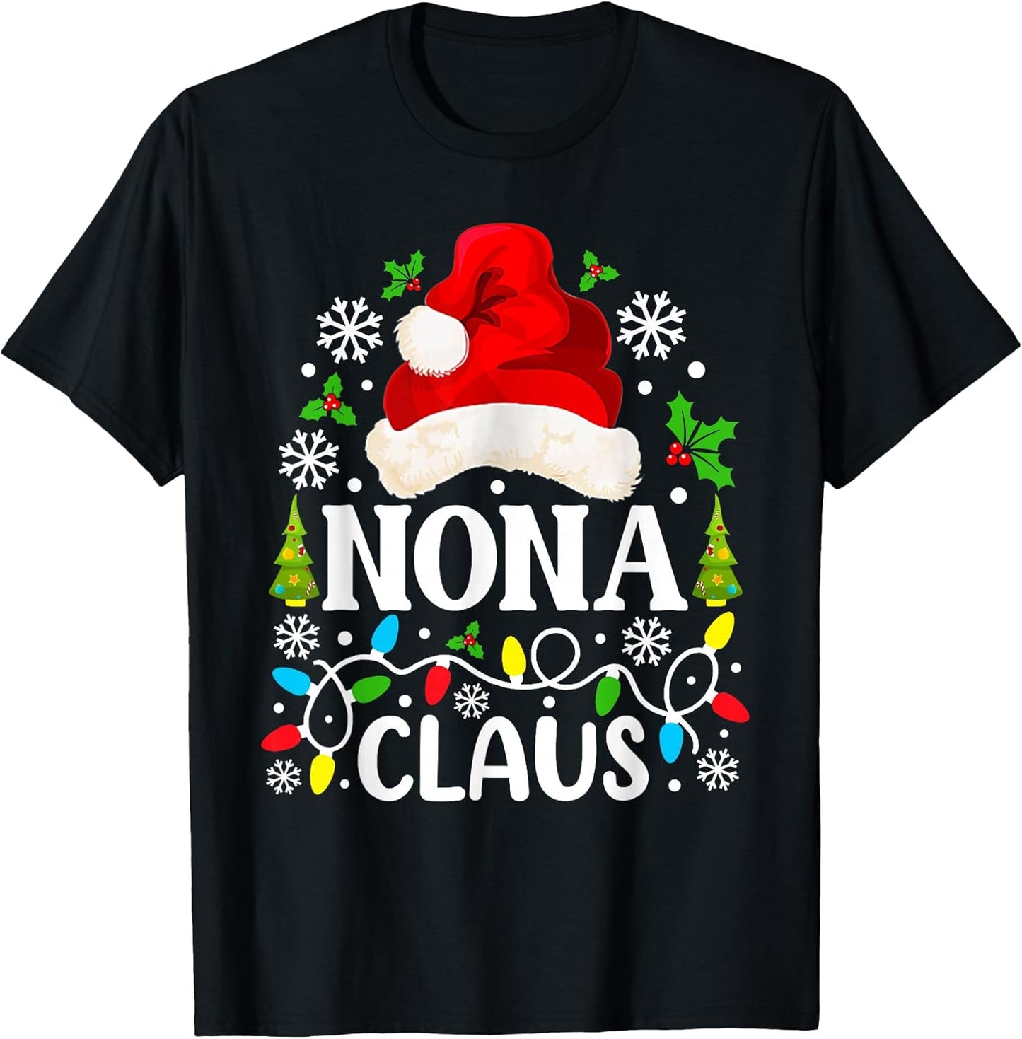 Nona Claus Funny Christmas Family Matching Grandma