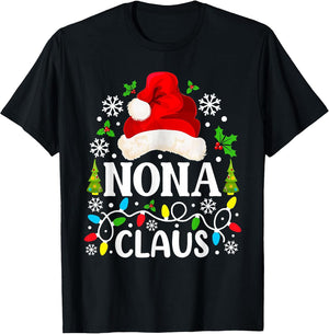 Nona Claus Funny Christmas Family Matching Grandma