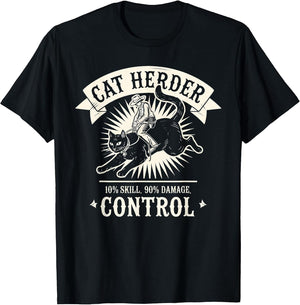 Funny Cat Herding Champion Professional Cat Herder
