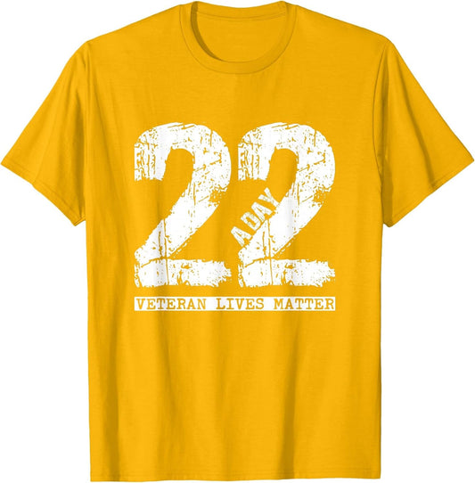 22 a Day Veteran Shirt - 22 a Day Veteran Suicide Apparel