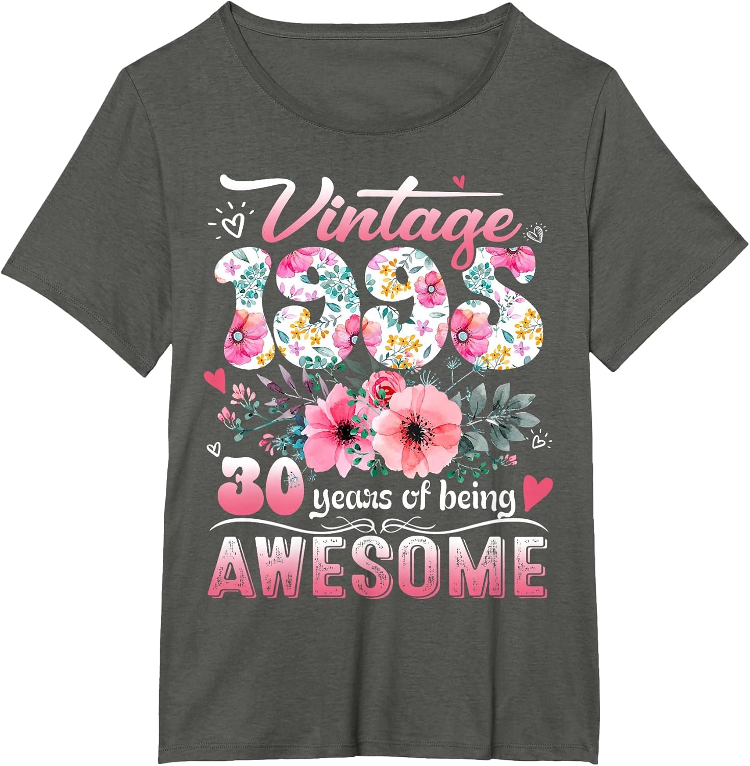 Vintage 1995 Floral 30 Years Old 30th Birthday Party Costume