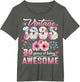 Vintage 1995 Floral 30 Years Old 30th Birthday Party Costume