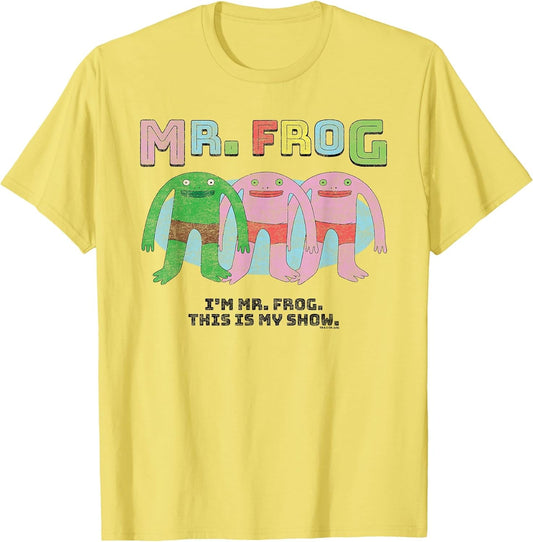 Smiling Friends Colorful Mr. Frog This is My Show Cartoon
