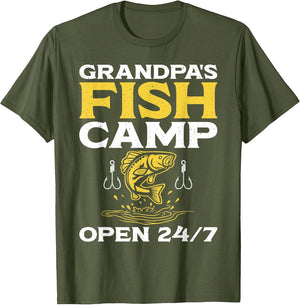 Grandpa's Fish Camp Open 24/7 Fishing Grandpa
