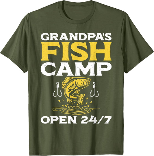 Grandpa's Fish Camp Open 24/7 Fishing Grandpa