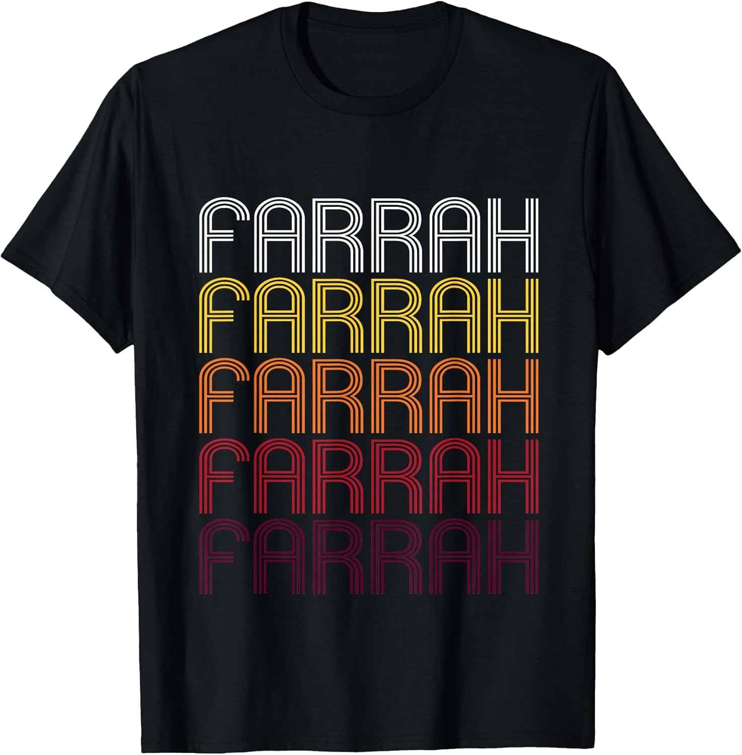 Farrah Retro Wordmark Pattern - Vintage Style
