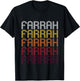 Farrah Retro Wordmark Pattern - Vintage Style