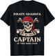 Pirate Grandpa I Be The Captain Grandpa Pirate Birthday