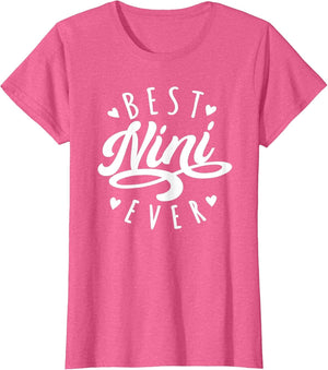 Best Nini Ever - Modern Calligraphy Font Mother's Day Nini
