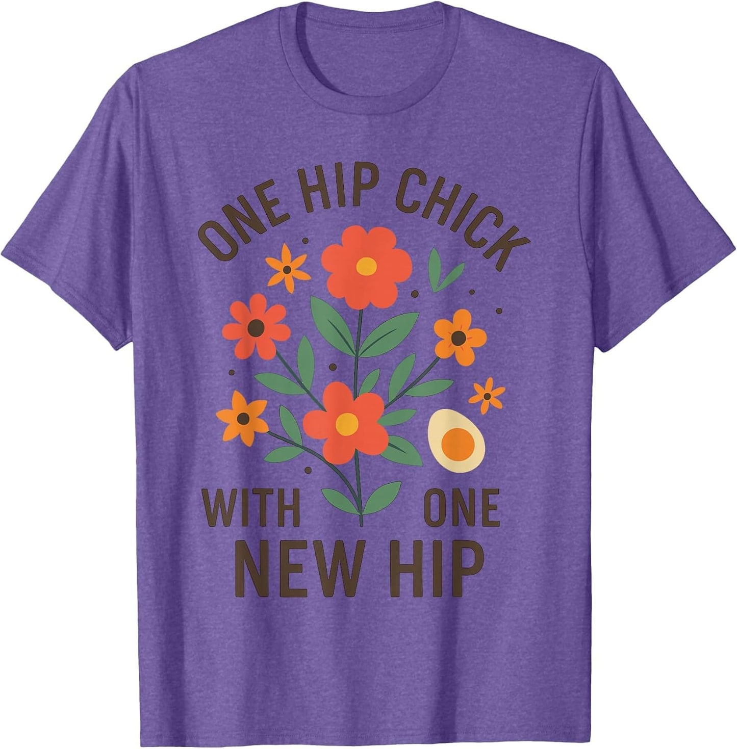One Hip Chick with One New Hip Shirt, Funny Hip Replacement