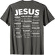 Jesus is King Names of God Hebrew Jesus Christian (On Back)