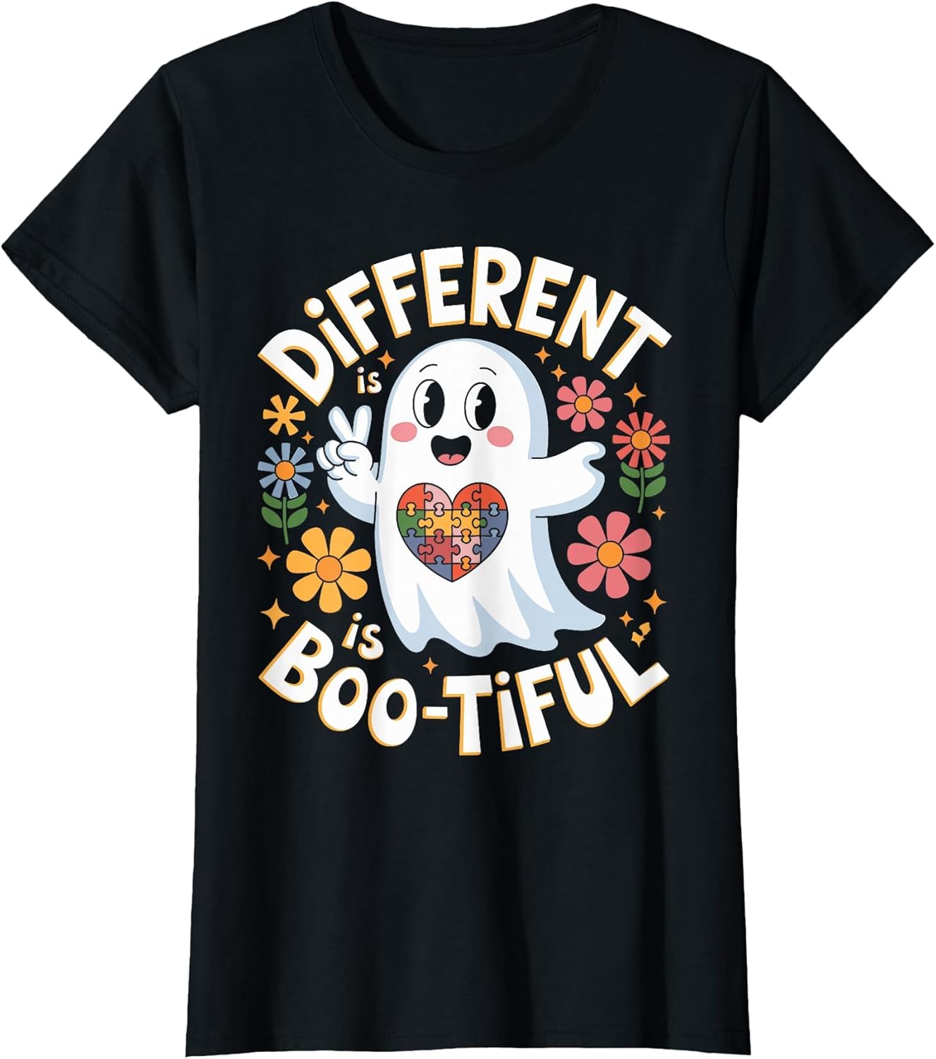 Different is Boo Tiful Halloween Autism Awareness