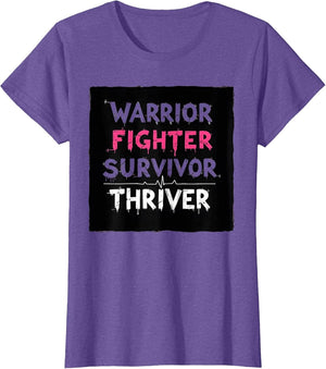 Breast Cancer Awareness Warrior Fighter Survivor Thriver