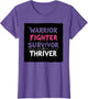Breast Cancer Awareness Warrior Fighter Survivor Thriver