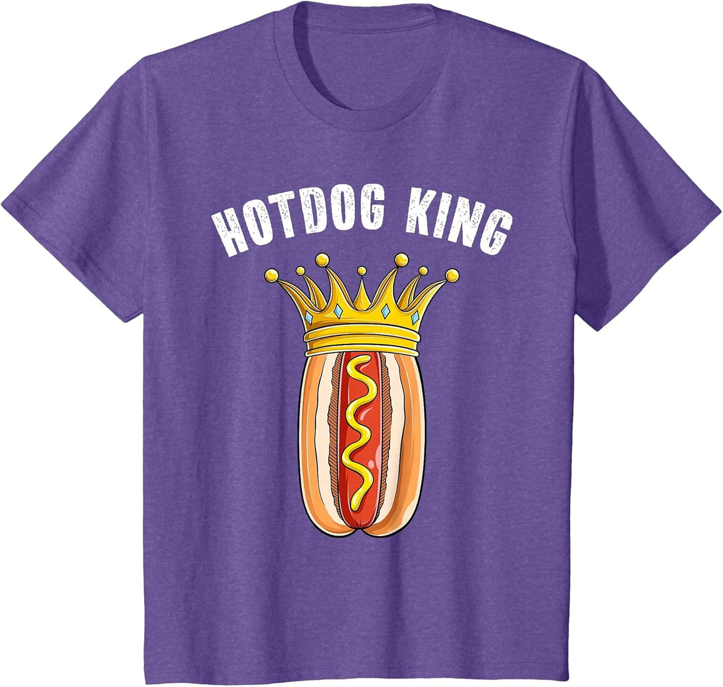 Hotdog King Cool Sausage Hot Dog Food Lover Men Boys