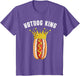 Hotdog King Cool Sausage Hot Dog Food Lover Men Boys