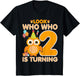 Owl Look Who Who is Turning - 2 Years Old 2nd Birthday Owl