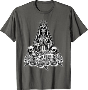 Santa Muerte Mexican Floral Saint Death