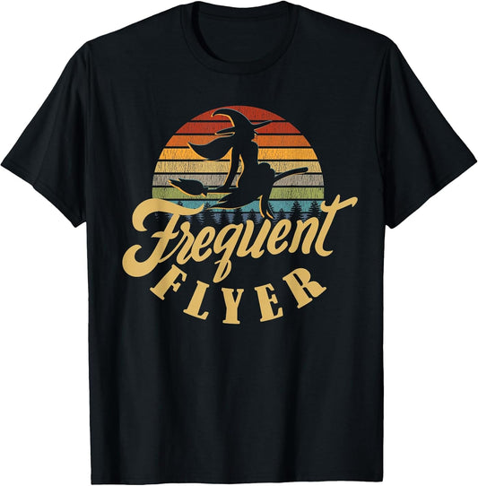 Retro Frequent Flyer Witch Vintage Halloween Witches Costume