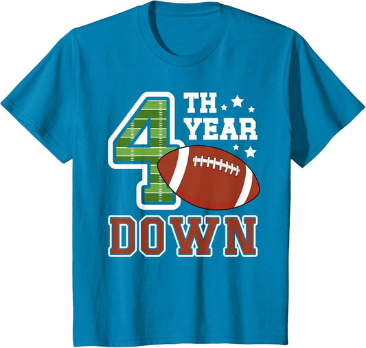 Kids 4th Football Birthday Party 4 Year Old Football Player