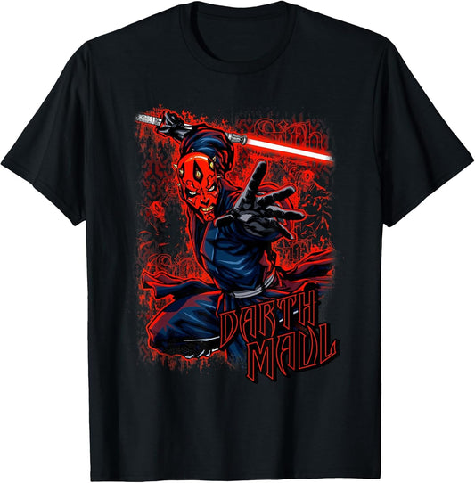 Star Wars Darth Maul Red Saber Portrait