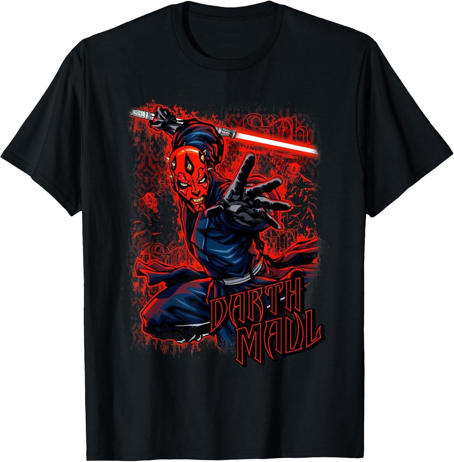 Star Wars Darth Maul Red Saber Portrait