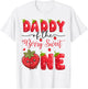 Daddy of The Berry Sweet One Strawberry First Birthday