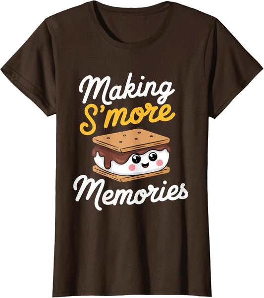 Making S'More Memories Camping Smores Kawaii S'Mores