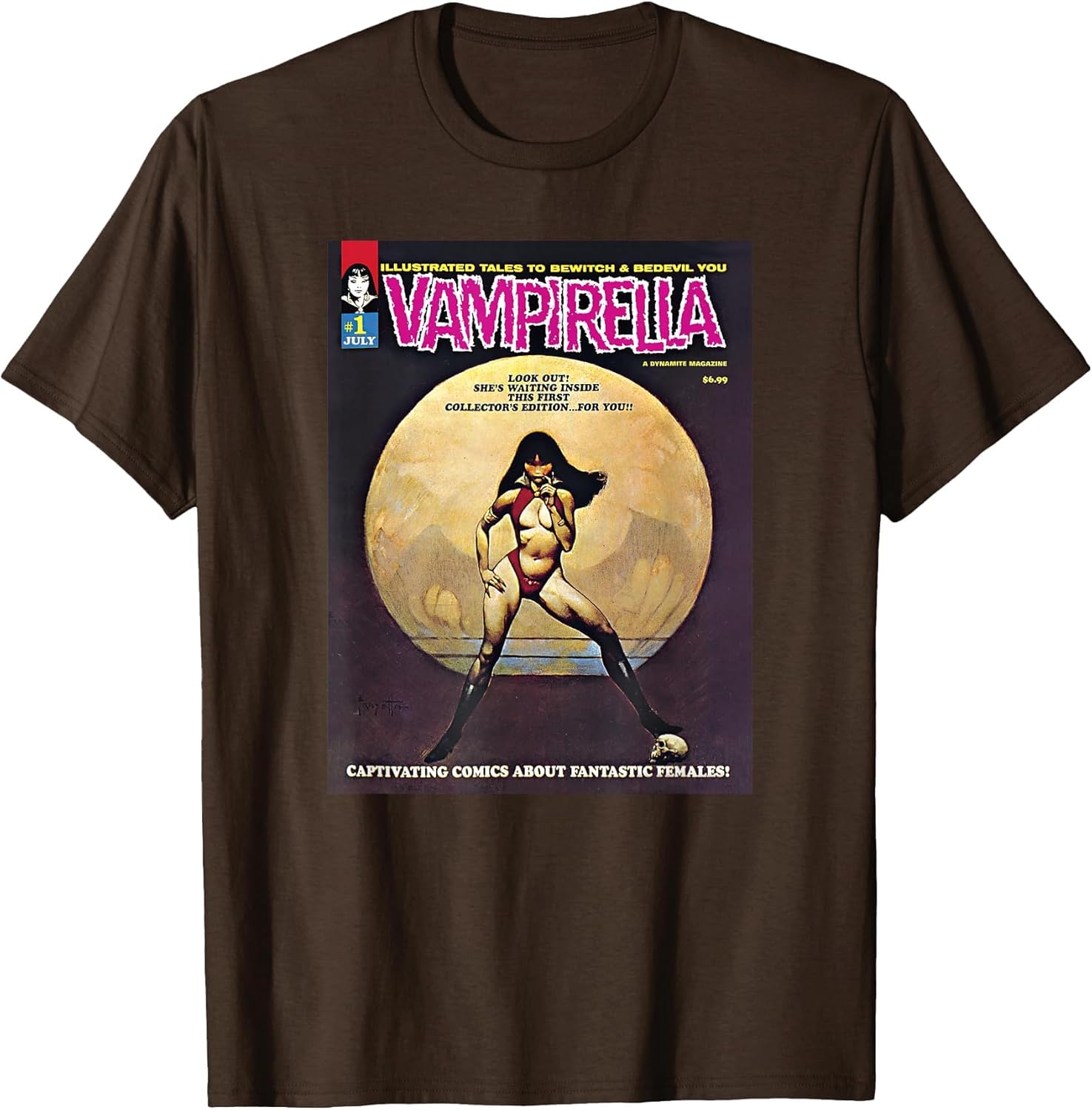 Vampirella 1969/ #1" Featuring Frank Frazetta Cover Art