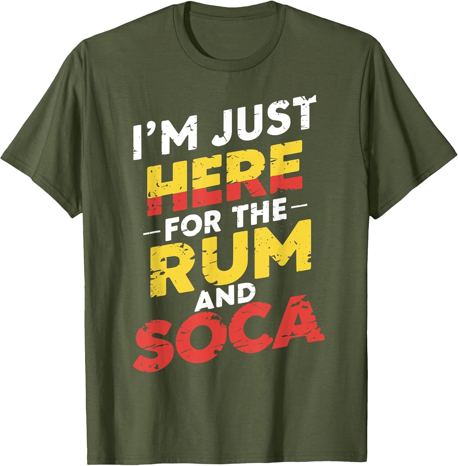 I'm Just Here for Rum and Soca Carnival Bacchanal Fete Women