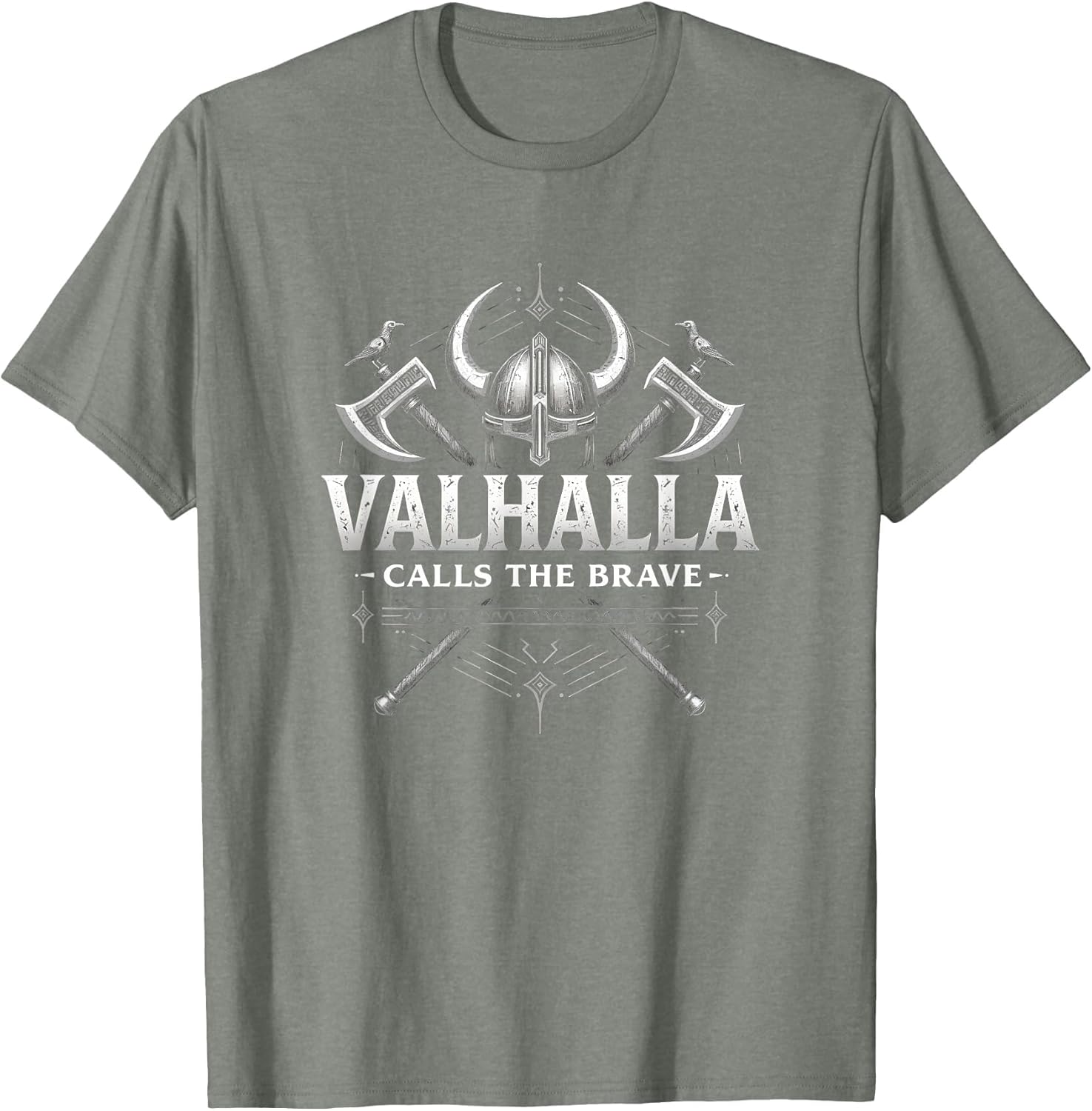 Til Valhalla Men Norse Warrior Design