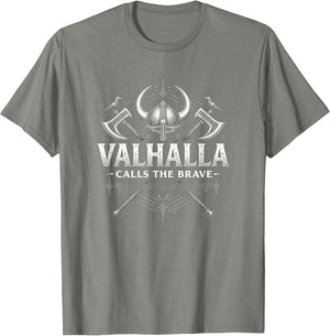 Til Valhalla Men Norse Warrior Design