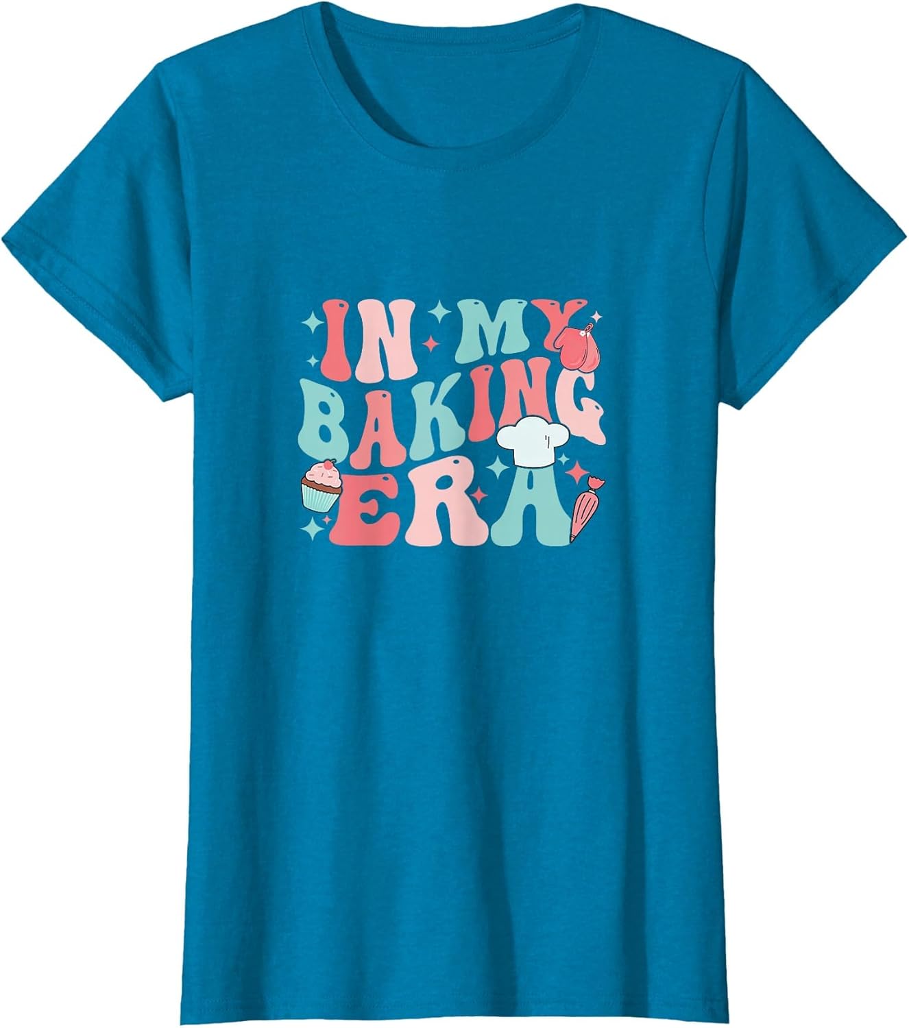 in My Baking Era Groovy Funny Baker Bake Bakers Bread Chef