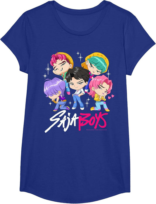 Kpop Demon Hunters Saja Boys Chibi Band Group Shot