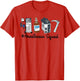 Funny Anesthesia Tech, Anesthesia Squad Goals CRNA Anesthesi , Men, Red, Medium