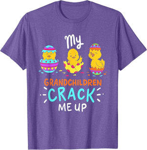 My Grandchildren Crack Me Up Cute Easter Day Gift Grandma
