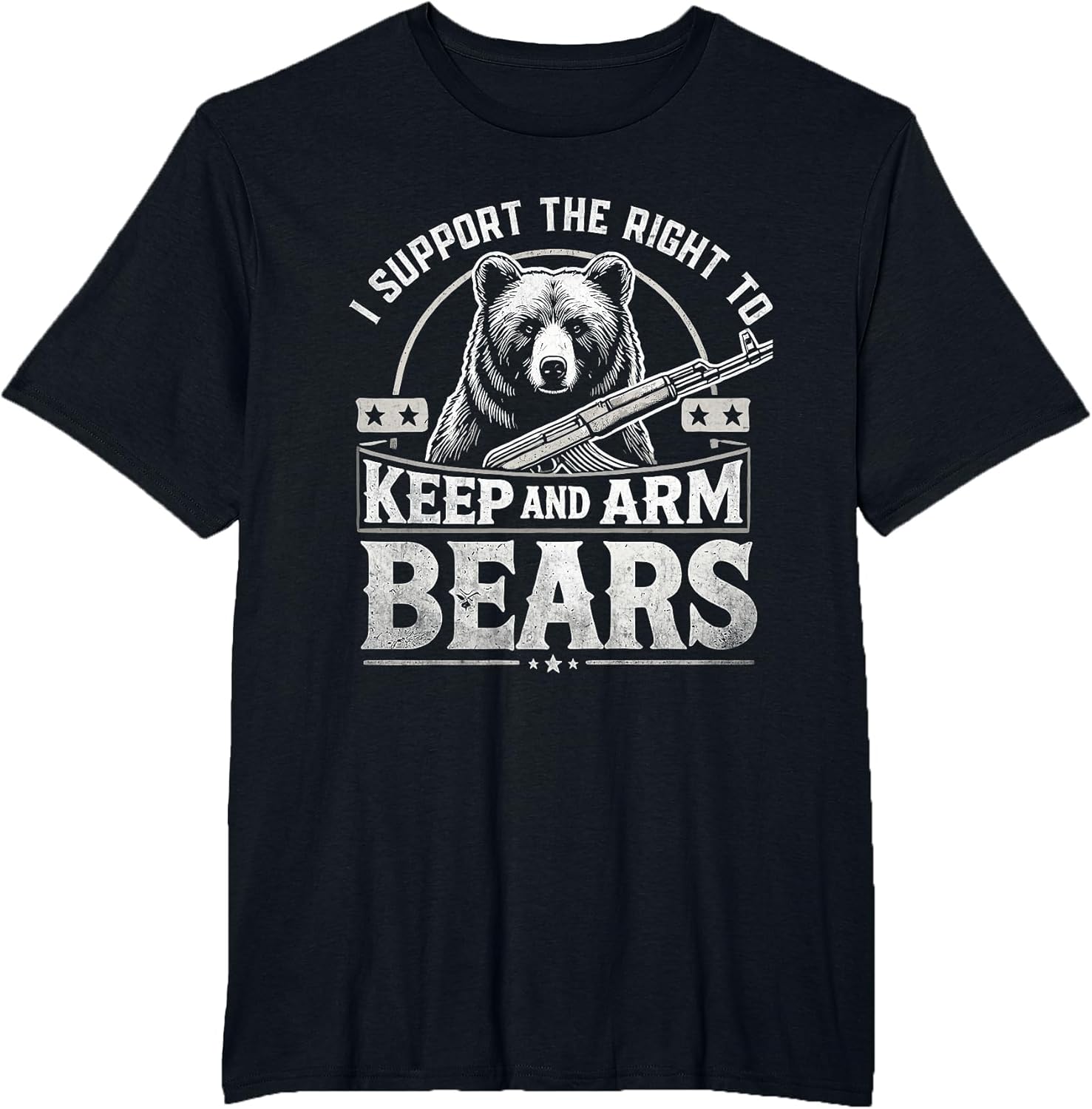 I Support The Right to Keep and Arm Bears Funny Meme Design
