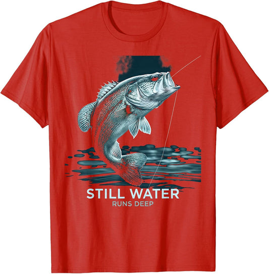 Still Water Runs Deep Fishing Design