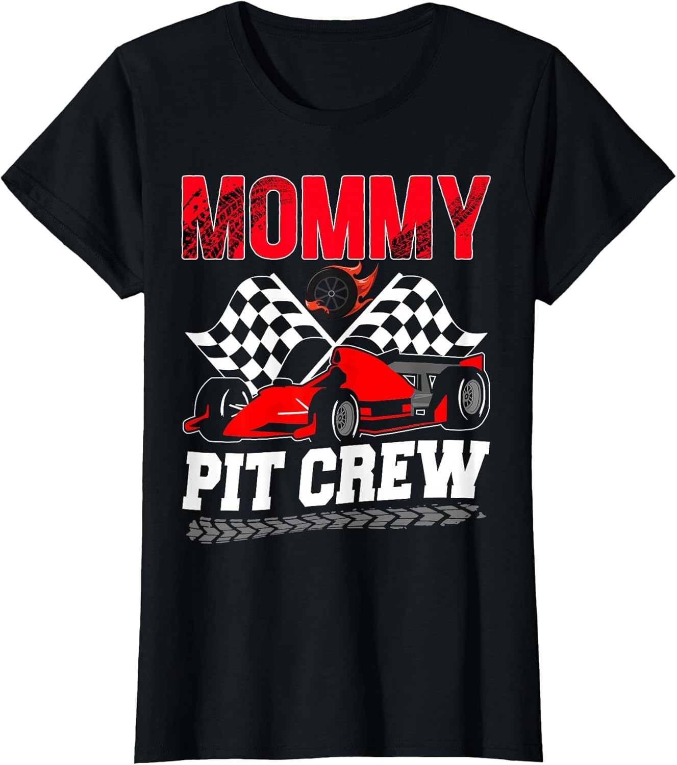 Mommy Pit Crew Racing Family Race Car Birthday Boy
