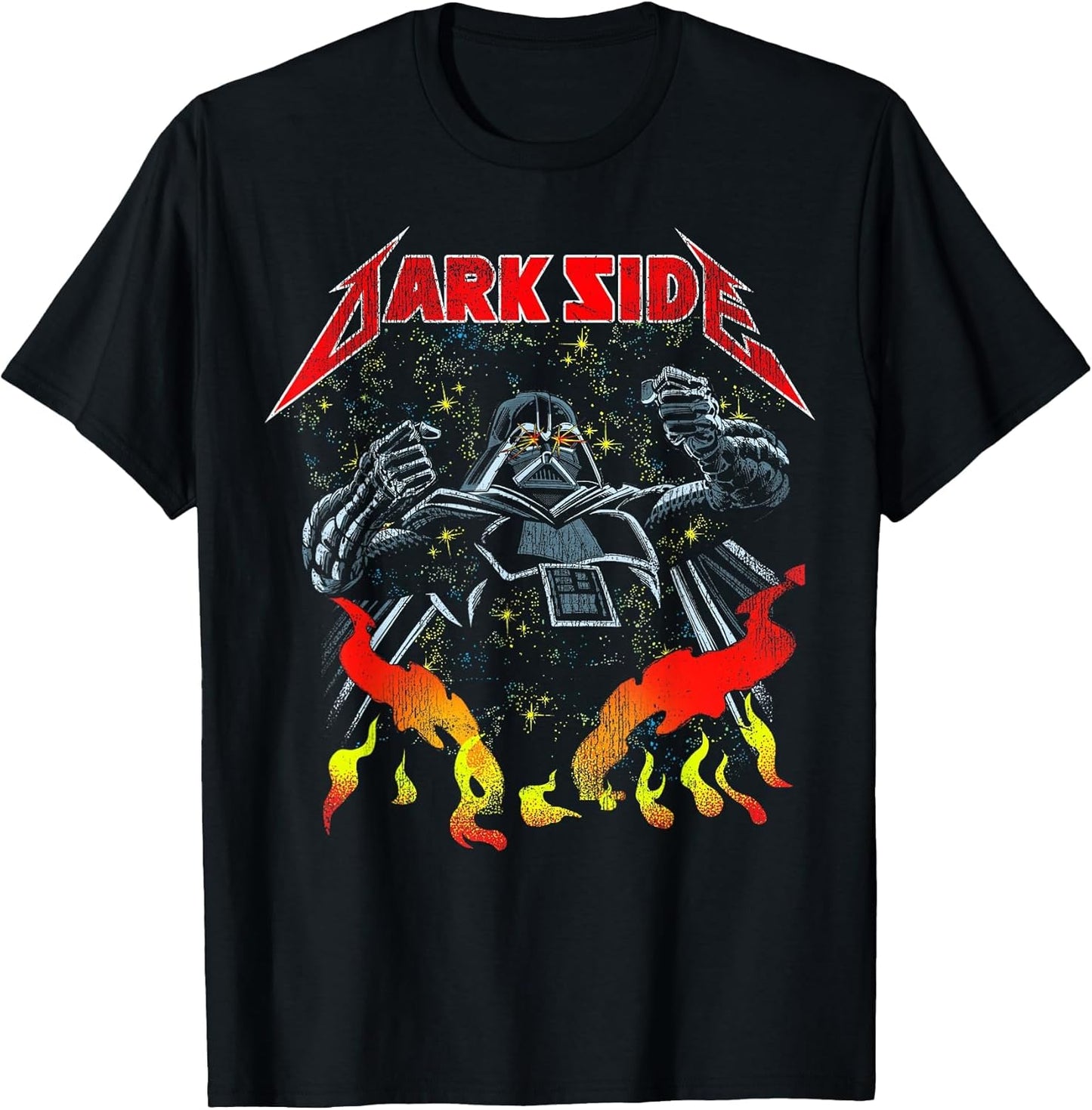 Star Wars Darth Vader Heavy Metal Flames Vintage Disney+