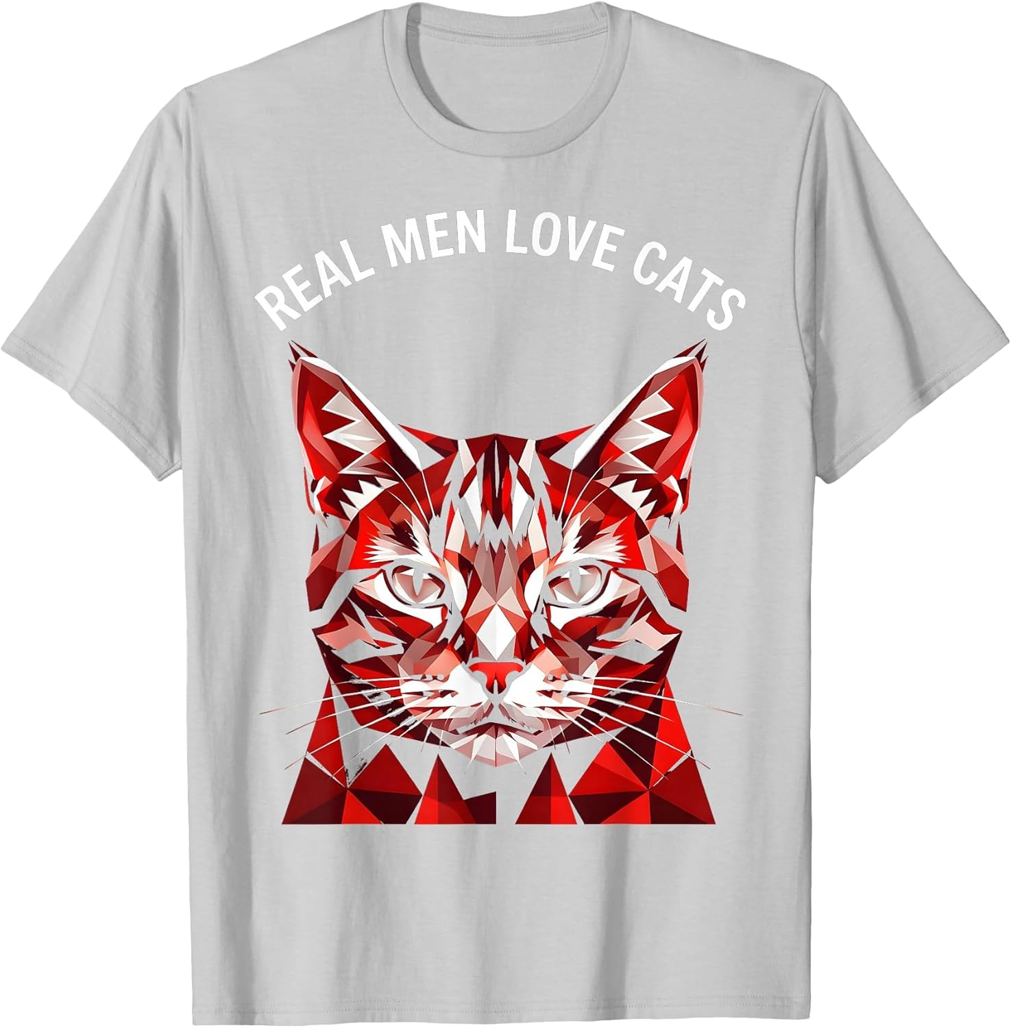 Real Men Love Cats Bold Cat Dad Graphic Design