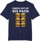 Funny Burger Abs Check Out My Six Pack Junkfood Burger Lover
