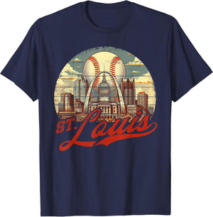 Vintage St. Louis Baseball American US Flag