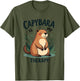 Capybara Is My Therapy Animal Lover Design
