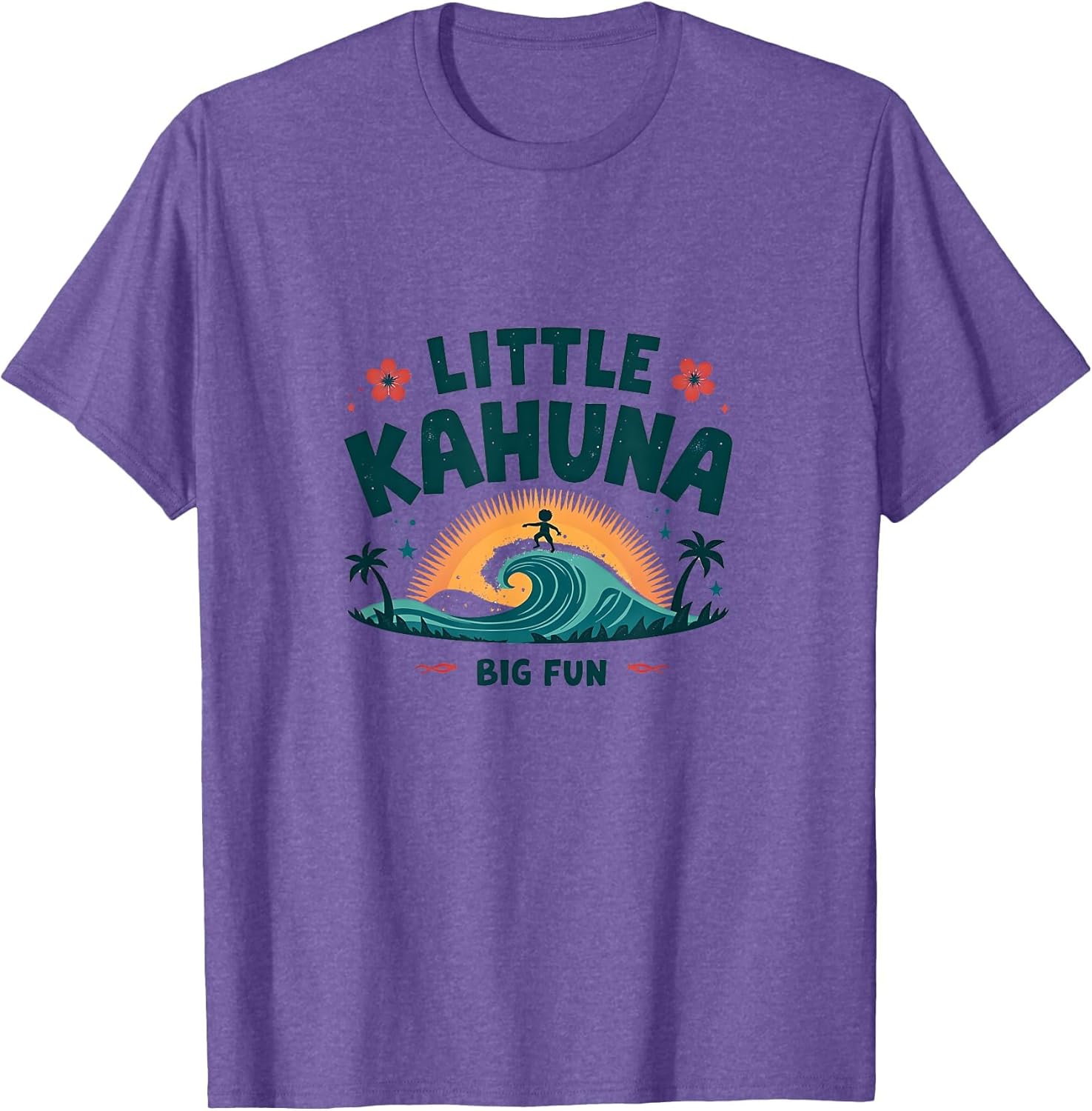 Little Kahuna Big Fun Hawaiian Boys Design