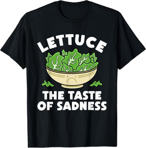 Lettuce The Taste of Sadness Funny Sarcastic Hilarious Salad