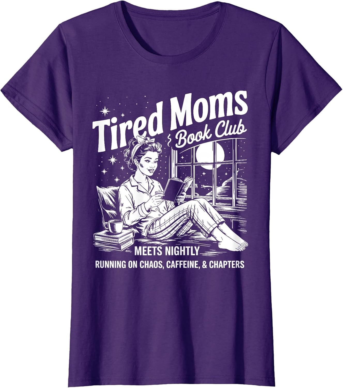 Tired Moms Book Club Reading Mom Book Lovers Mother's Day