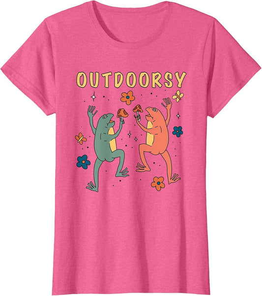 Aesthetic Frog Cottagecore Granola Girl Mushroom 90s Spring