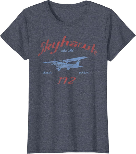 172 Skyhawk Airplane Classic Vintage Aviation Private Pilot